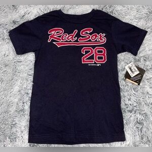 Boston Red Sox Tee Shirt Genuine Merchandise J. D. Martinez #28 Child’s S 6/7